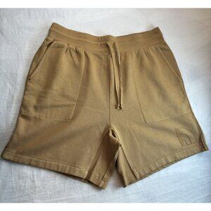 NWT! North Face Mens Tan Shorts Sz L Relaxed Fit Lounge Casual Sporty Basic